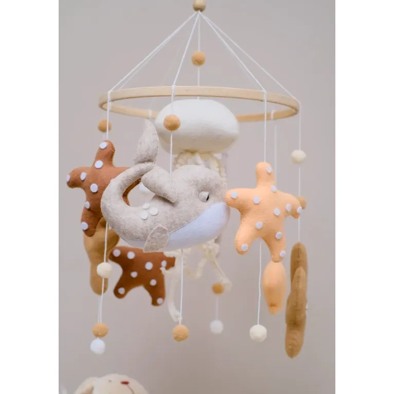 Roomi and Me Underwater Dreaming Mobile with Wooden Stand