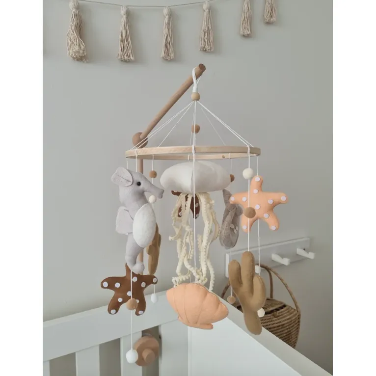 Roomi and Me Underwater Dreaming Mobile with Wooden Stand