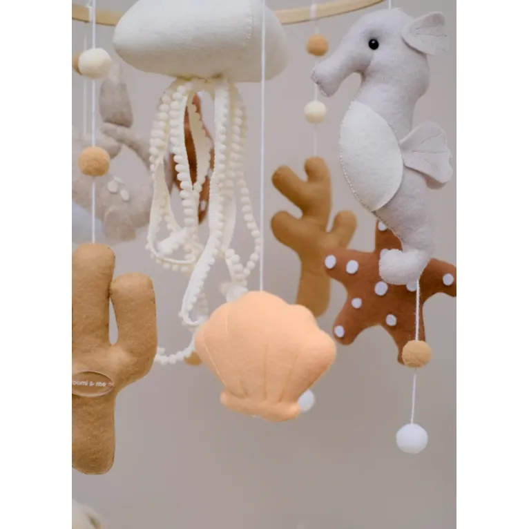 Roomi and Me Underwater Dreaming Mobile with Wooden Stand