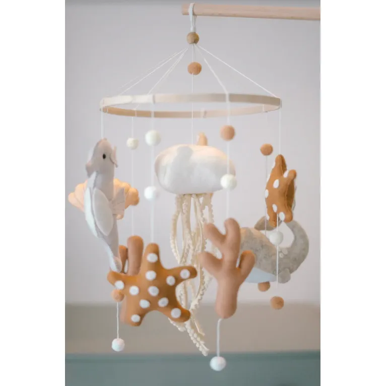 Roomi and Me Underwater Dreaming Mobile with Wooden Stand