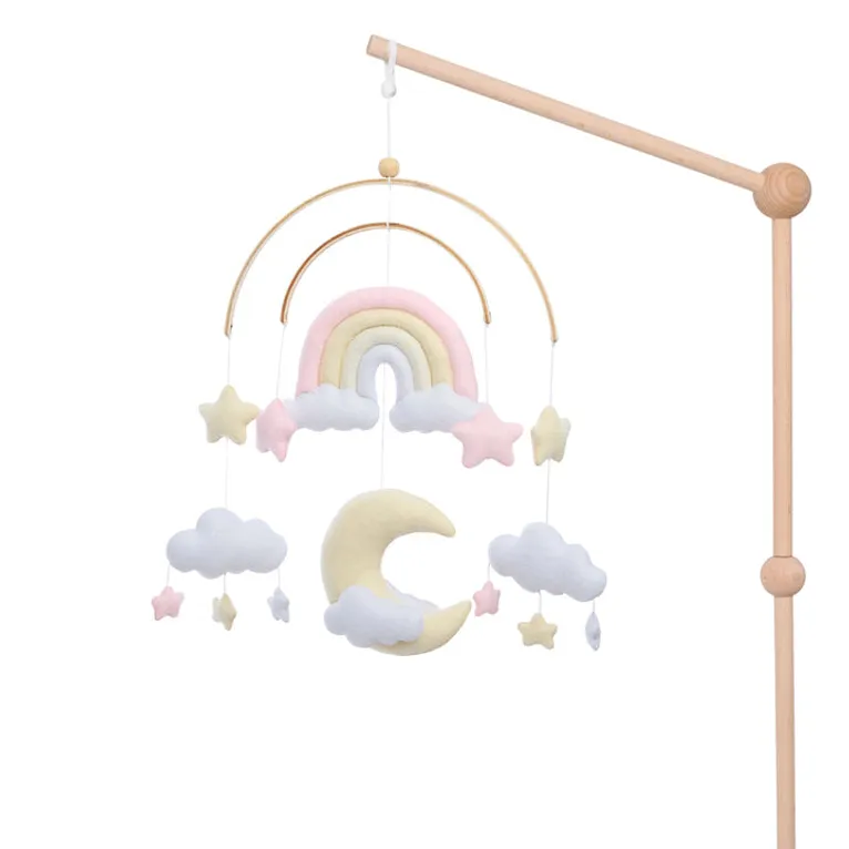 Roomi and Me Pastel Sky Mobile with Wooden Stand