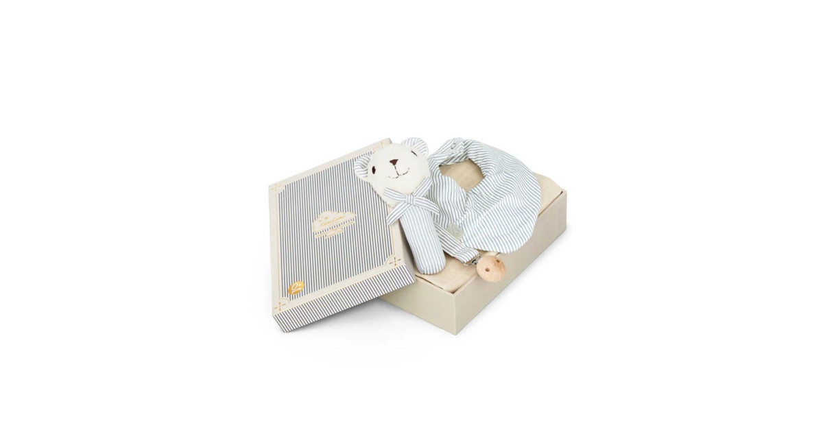 Cam Cam Copenhagen Baby Essentials Gift Box - Blue Stripes | Baby ...