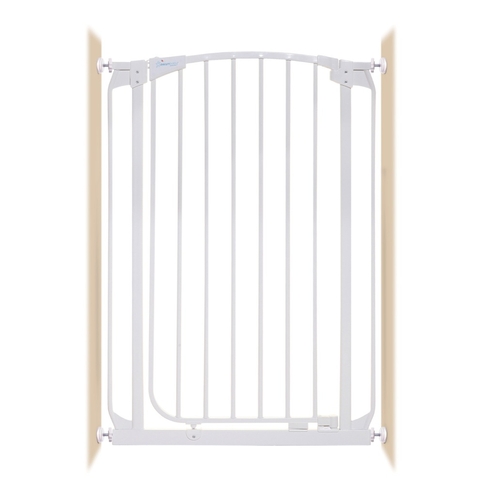 Dreambaby Chelsea Xtra-Tall Auto-Close Gate Pressure Mounted Fits Gaps 71-82 (cm) White image 0 Large Image