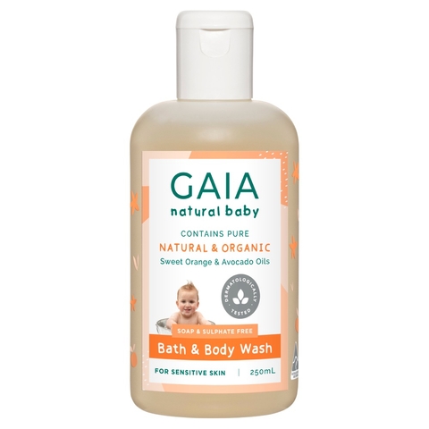 Gaia Baby Bath & Body Wash 250ml image 0 Large Image