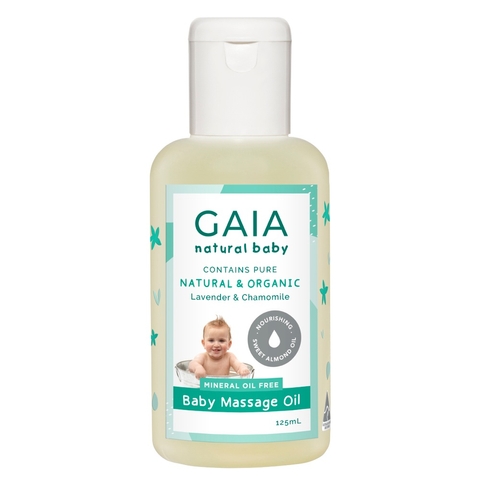Gaia Natural Baby Baby Massage Oil 125ml image 0 Large Image