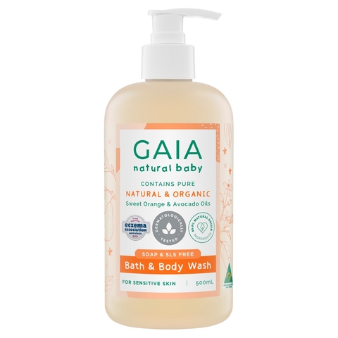 Gaia Natural Baby Bath & Body Wash 500ml image 0 Large Image