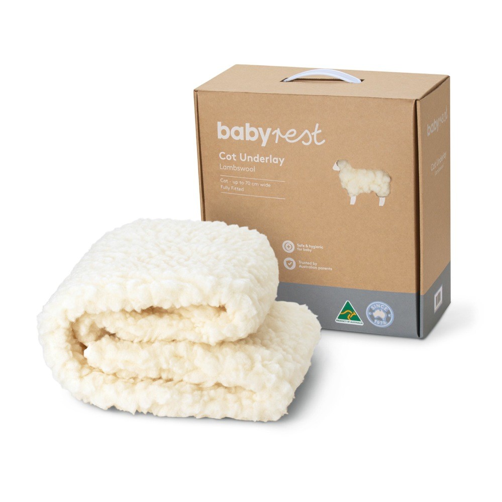 Lambswool on sale cot underlay