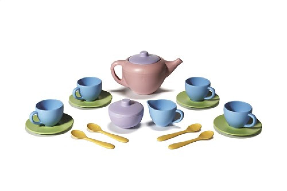 large plastic tea set