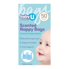 Baby U Scented Nappy Bags 50 Pack