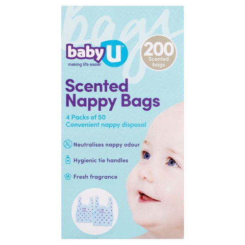 Baby U Scented Nappy Bags 200 image 0 Large Image