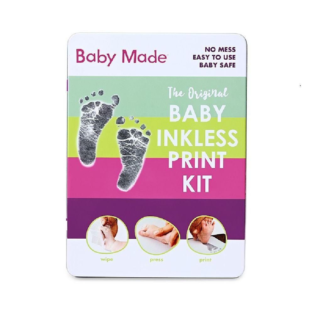 Inkless Wipe Handprint & Footprint Kit Safe From Birth. Take in