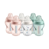 Tommee Tippee Closer To Nature Deco Bottle - 260ml - Girl - 6 Pack image 0