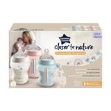 Tommee Tippee Closer To Nature Deco Bottle - 260ml - Girl - 6 Pack image 1