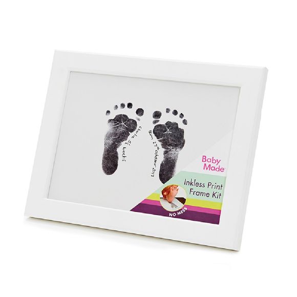 Baby Made Inkless Print Frame White