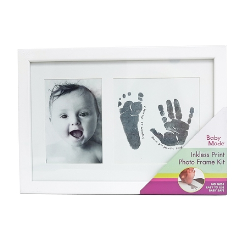 Baby Made Inkless Print Photo Frame White White image 0 Large Image
