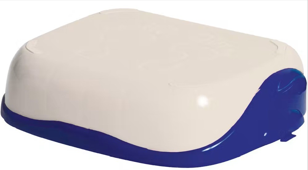 Roger Armstrong Step Stool Booster Seat Blue/White Seats Baby