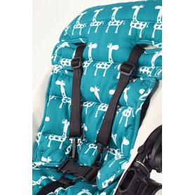 Outlook Travel Comfy Cotton Liner- Teal Giraffes