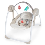 Ingenuity Soothe N Delight Portable Swing - Cozy Kingdom image 0
