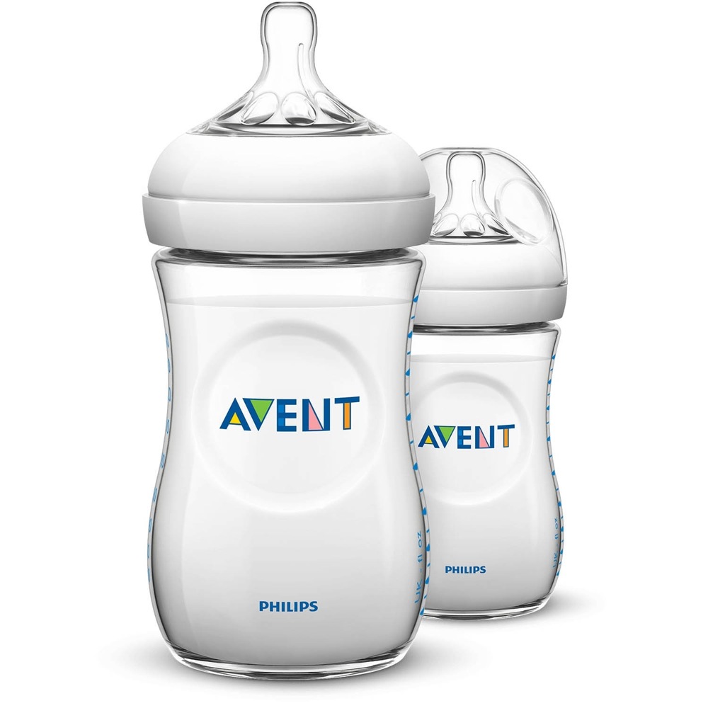 Avent Natural Bottle - 260ml - 2 Pack | Bottles | Baby Bunting AU