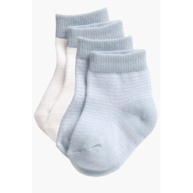 Playette Preemie Socks Blue Stripe 2 Pack