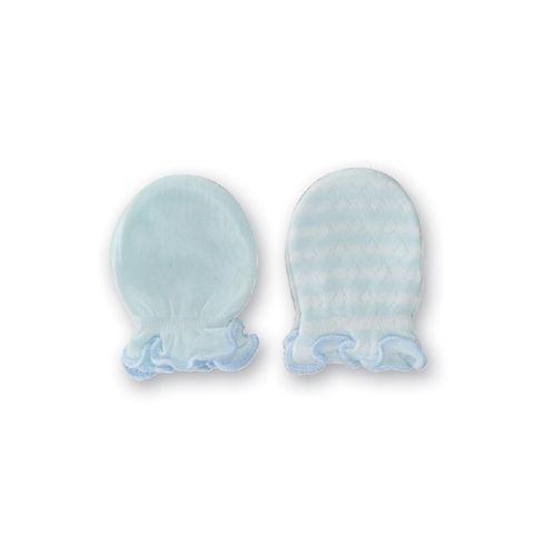 Playette Newborn Mittens Bamboo Blue 2 Pack image 0 Large Image