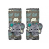 Playette Animal Strap Pals Grey Elephants image 0