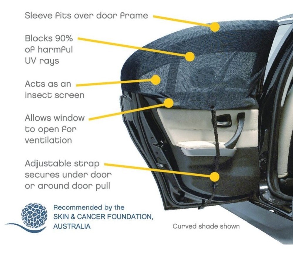 Outlook Auto Round Shade Twin Pack Mirrors & Shades Baby Bunting AU