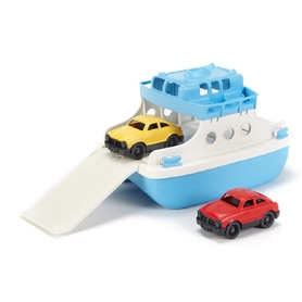 Green Toys Ferry Boat With 2 Mini Cars