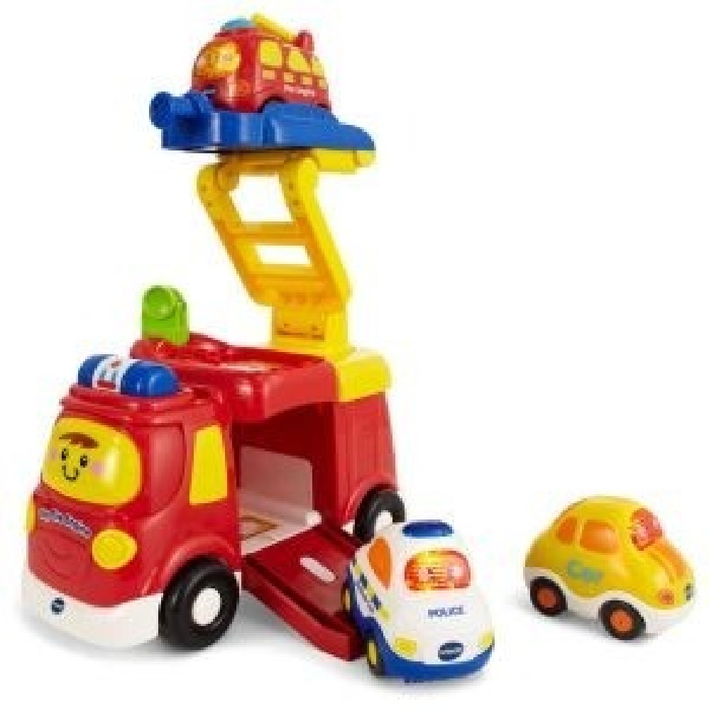 Police Car Fire Engine Toys 12m+ Vtech Baby Toot-Toot Drivers Dustbin Lorry 