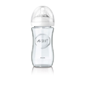 Avent Natural Glass Bottle - 240ml