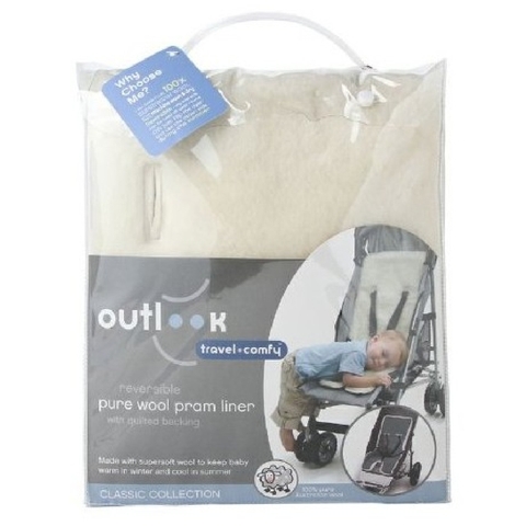 Outlook Travel Comfy Wool Liner- Cream Grey Suede image 0 Large Image