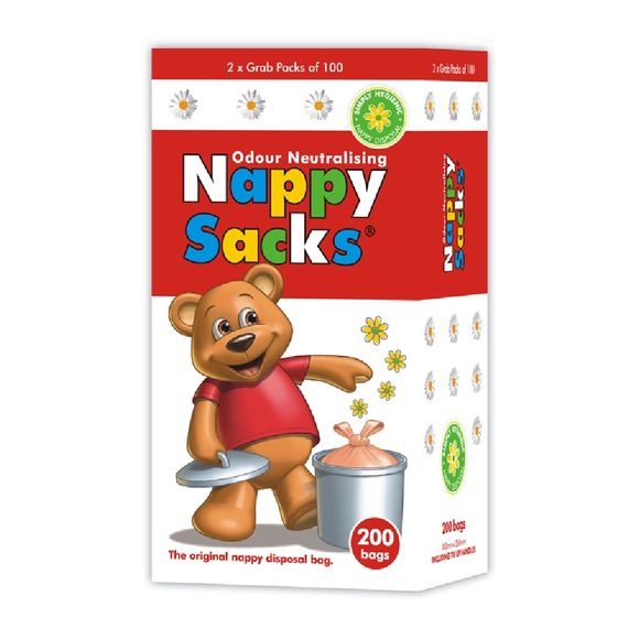Nappy Sacks Disposable Nappy Bags 200 Pack