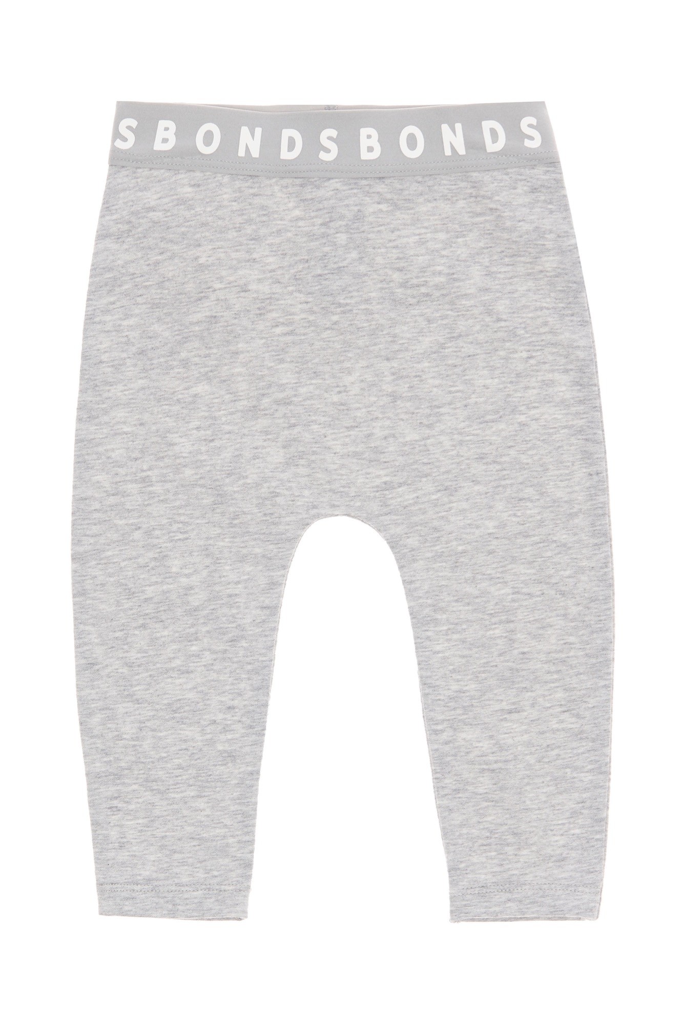 Bonds Stretchies Solid Legging Grey Marle Size 1