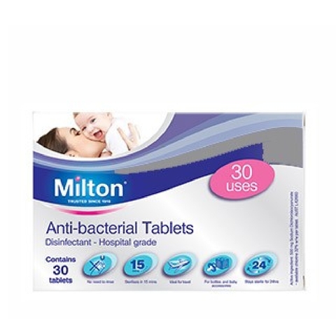 Milton Antibacterial Tablets 30 Pack image 0 Large Image