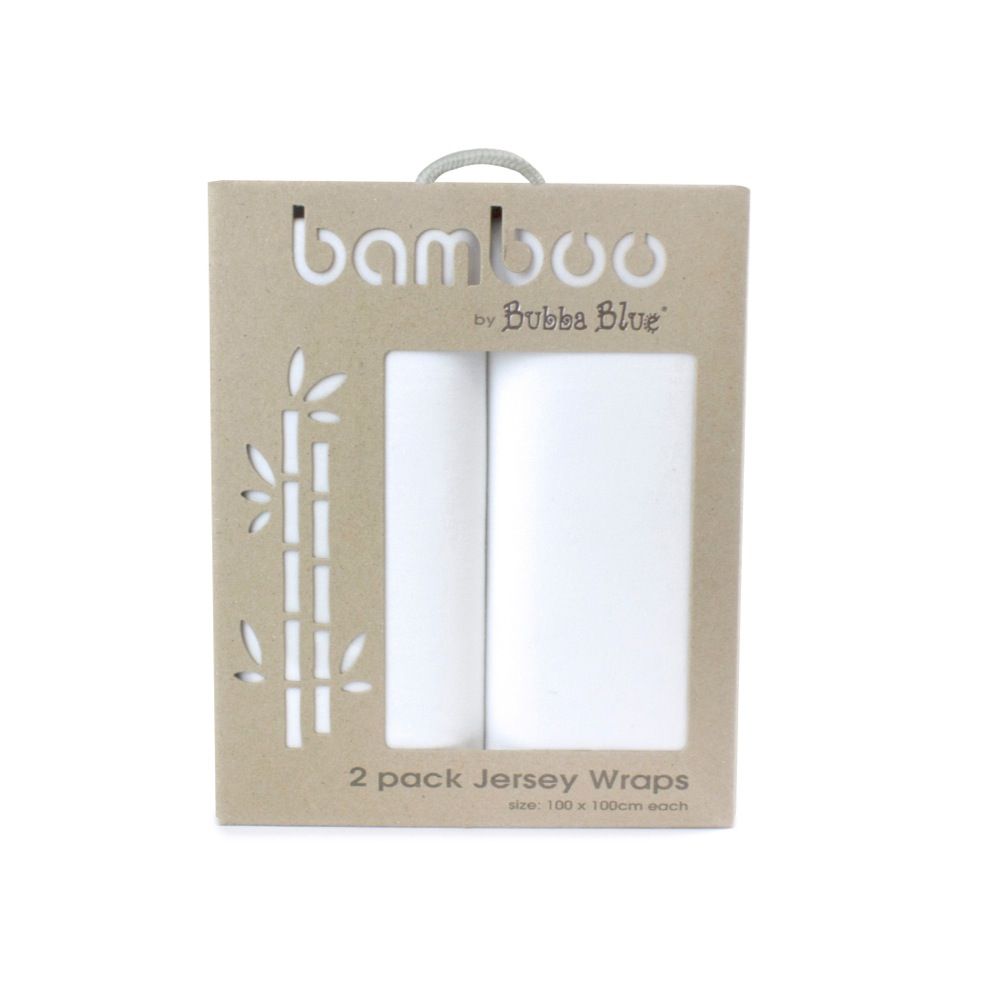 Bubba Blue Bamboo Jersey Wrap 2 Pack Wraps Baby Bunting AU