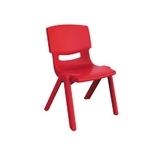 4Baby Plastic Kids Chair Red image 0