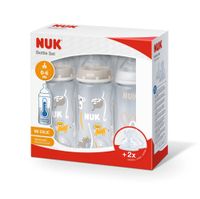 Nuk Nature Sense with Temperature Control Starter Set 0-6Months - White, Bottles