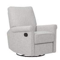 Il Tutto Quinn Reclining Nursery Chair Pure Grey Glider Chairs Ottomans Baby Bunting AU