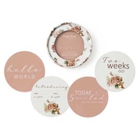Snuggle Hunny Cockatoo & Mint Reversible Milestone Cards