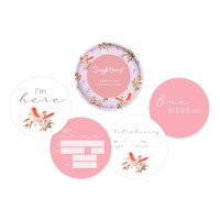 Snuggle Hunny Kanga & Hazelnut Reversible Milestone Cards