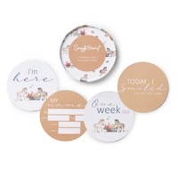 Snuggle Hunny Cockatoo & Mint Reversible Milestone Cards